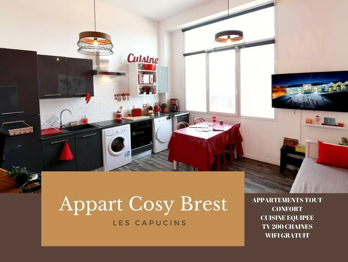 Appartement Appart Cosy Brest  0*,